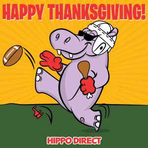 Thanksgiving Football Hippo Direct